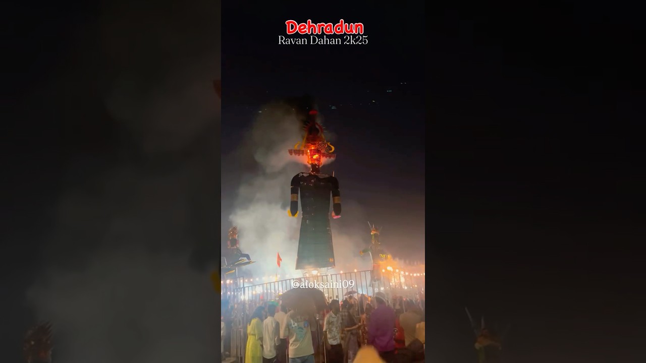 Dehradun ravan dahan | Dussehra 2025 reel 