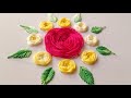Hand embroidery flower design for dress / flower embroidery designs
