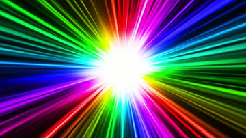 4K Screensaver | Colorful Light Rays – Psychedelic VJ Loop (No Sound)