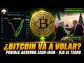 BITCOIN REBOTA FUERTE: ¿ACUERDO EEUU-IRÁN HACE VOLAR EL MERCADO O ES UNA TRAMPA?