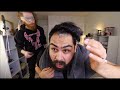 IMBRANDONFARRIS CUT MY HAIR BLINDFOLDED!