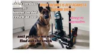 shark duo clean cordless vacuum cleaner full review vs cheap hoover and full test with a german shep