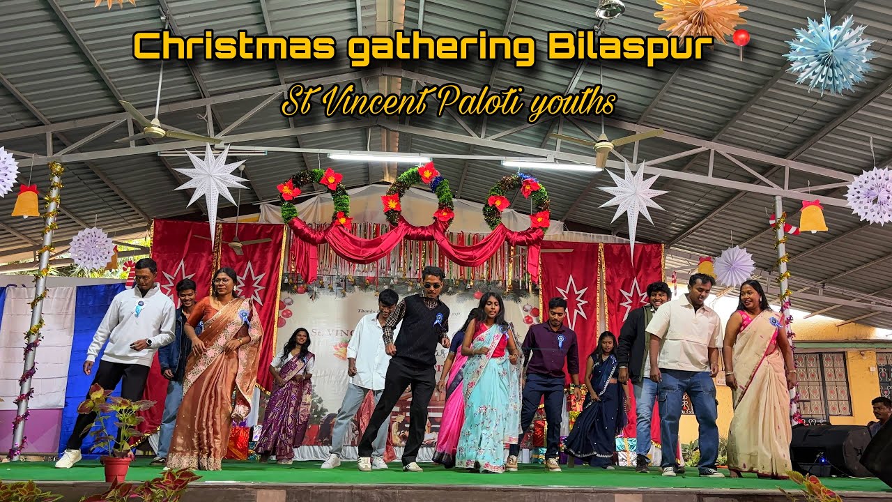 St Vincent Paloti Youths😍| Christmas Gathering Bilaspur 📍2025