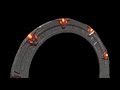 Blender Animation Stargate SG1 Dialing Sequence and Kawoosh with Audio