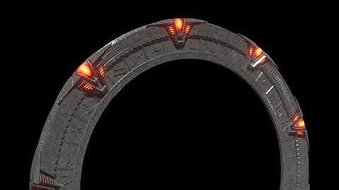 Blender Animation Stargate SG1 Dialing Sequence and Kawoosh with Audio
