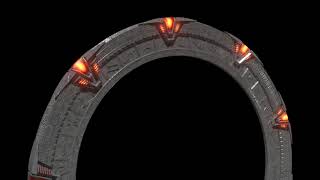 Blender Animation Stargate SG1 Dialing Sequence and Kawoosh with Audio