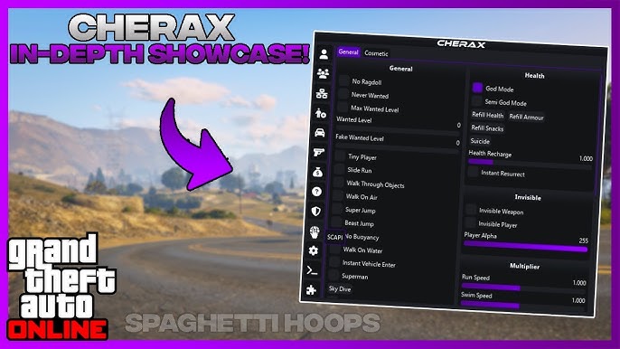 Cherax Mod menu GTA 5 PC, Video Gaming, Gaming Accessories, In-Game  Products on Carousell