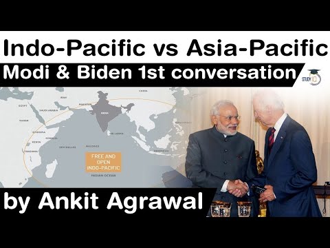 Difference in Indo Pacific and Asia Pacific Strategy - 1st conversation between PM Modi & Joe Biden