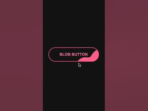 Animation Blob Button Using Html and Css #jaincoder #html #html5 #css # ...