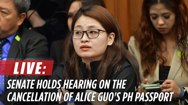 LIVE: Senate holds hearing on Alice Guo's PH passport cancellation | March 18, 2025
