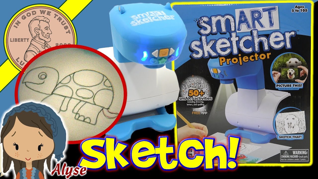 smART Sketcher Drawing Projector with Draw & Trace Modes - Kids Toy Review  