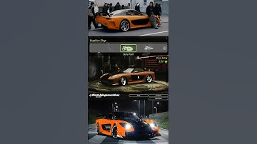 How to make Han’s RX-7 in #nfsu2 - Need for speed #underground2 tuning #needforspeed  #shorts