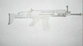 Simple Drawings Gun 1