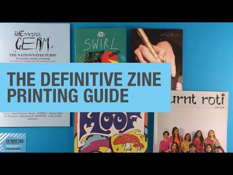 The Definitive Zine Printing Guide at Ex Why Zed #zines #magazine #printing #inspiration