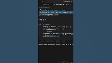 How to create an AI chatbot with Google Bard API in Python #shorts #short