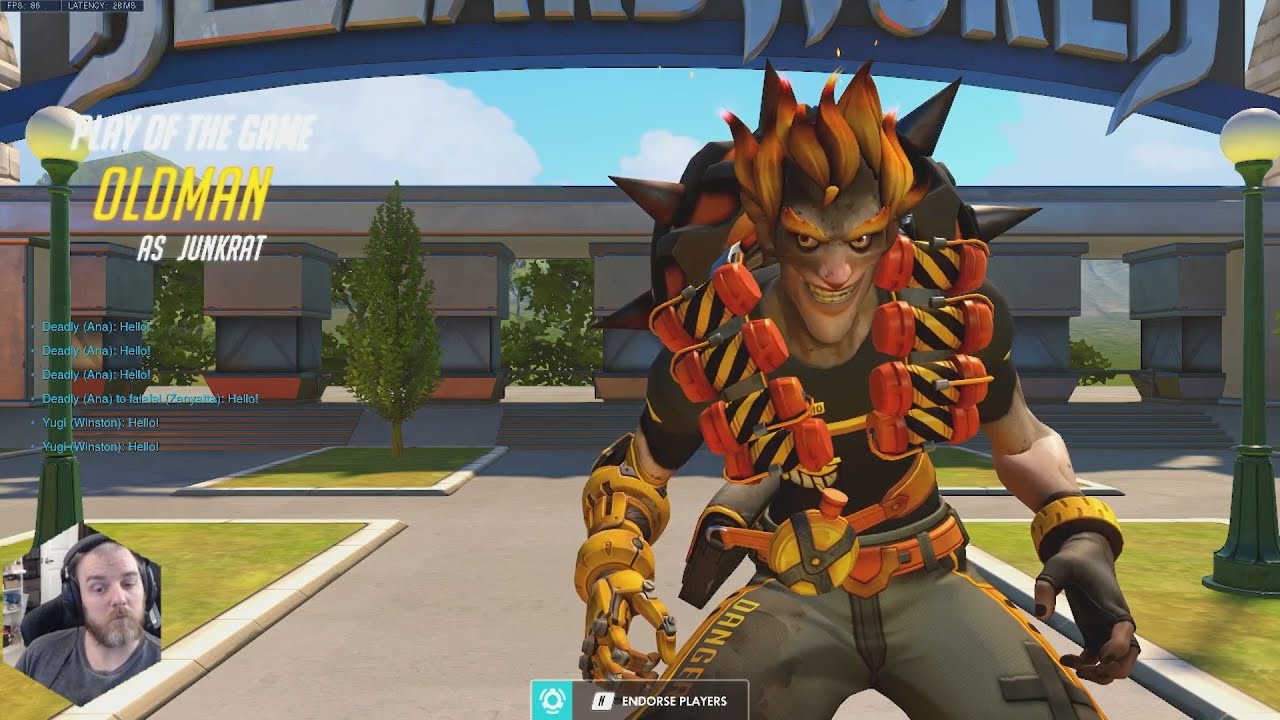 POTG! JUNKRAT ONE TRICK - CHRO! PROLIKECHRO JUNKRAT GAMEPLAY OVERWATCH SEASON 33 TOP 500