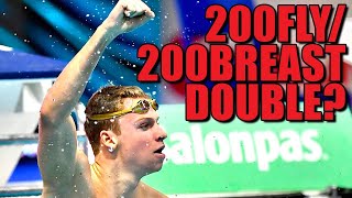 Will Leon Marchand Swim the 200 Fly 200 Breast Double At The Paris Olympics? Resimi
