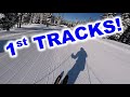 1st tracks on by george at willamette pass oregon   perfect day   pacific northwest skiing