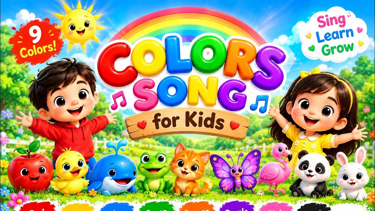 🌈🎨 Let's Learn Colors with Music! 🎶 #ColorsSong #ColorsForKids # ...