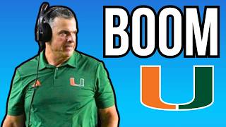 Miami Hurricanes Just Pulled Off A MASSIVE Recruiting Win