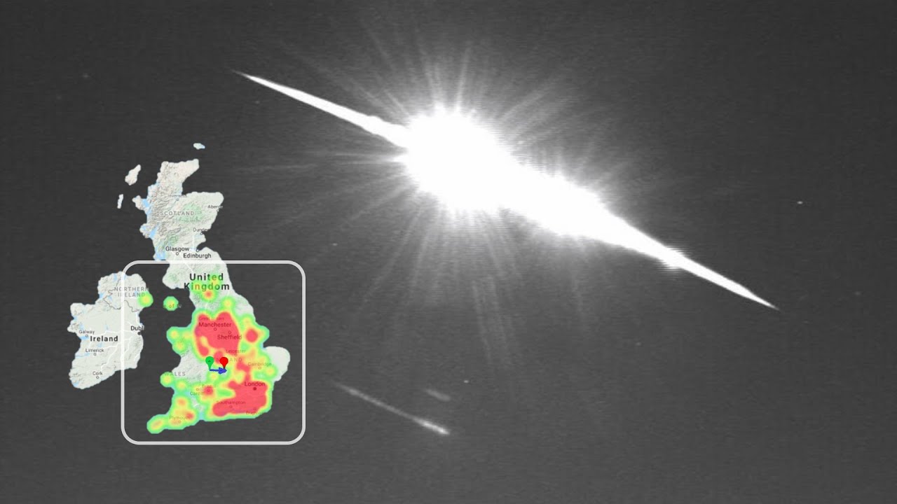 Huge Fireball Burns over the London Sky, Creates Shock Wave