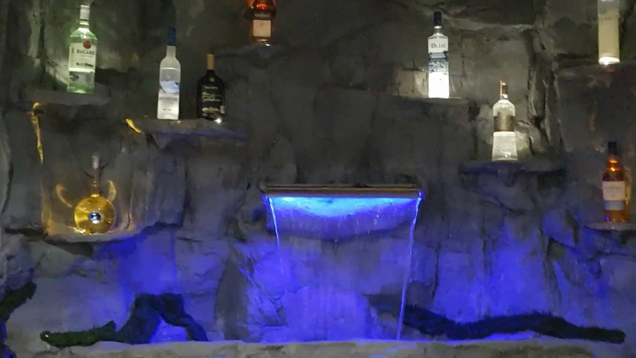 Led Indoor Bar Waterfall Fountain Led Lighting Custom Made By