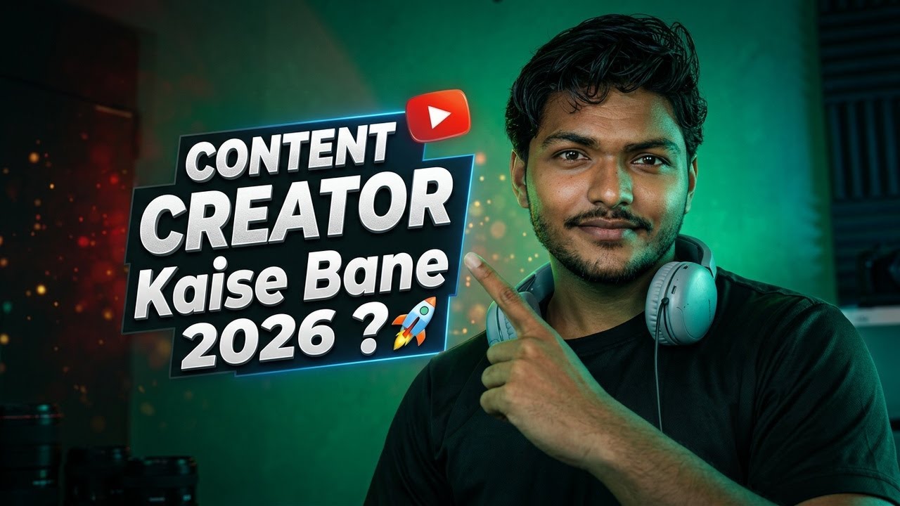 Content Creator kaise bane in 2026 ?? - YouTube