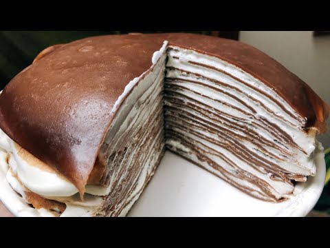 Video Làm Bánh Crepe Ngàn Lớp Socola Đơn Giản | Chocolate... - YouTube