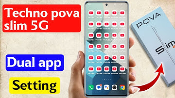 techno pova slim dual app setting | how to do techno pova slim dual app