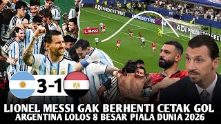 🔴 GACOR PARAH ‼️Lionel Messi Brace 😱 Argentina Menang 3-1 Vs Egypt 😍 Prediksi Pertandingan Cw 2026 