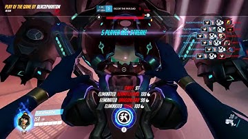POTG- D.Va + Zarya Combo Team Kill