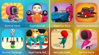 Survival Game Master, Squid Survival Challenge, Squid Car Race Game, Squid Race Survival Challenge screenshot 2