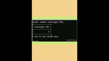 using ceiling function|#backendwebdevelopment |#oracle function|#learn |#learn MySQL through shorts
