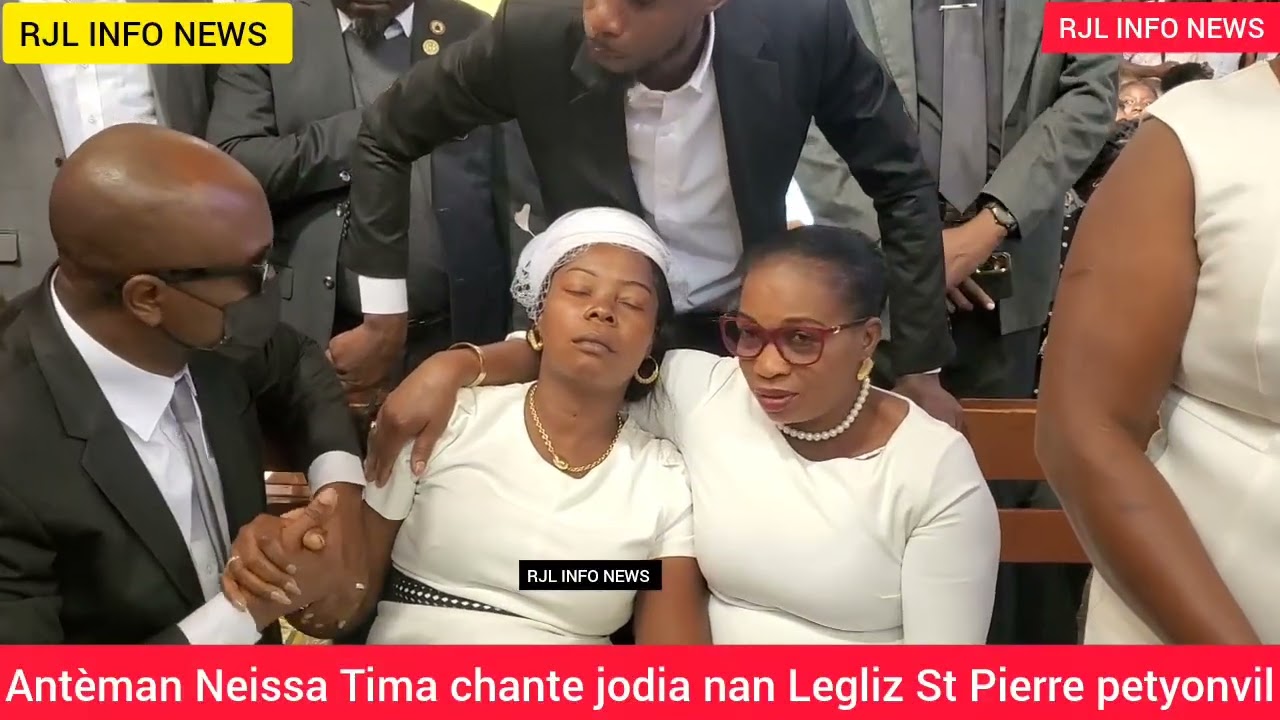 Antèman Neïssa TIMA chante jodia nan legliz St Pierre PV manman AK papa Neïssa wè lavi fini pou yo !