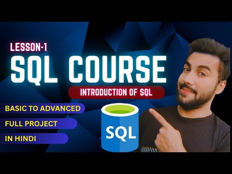 Day-1 | Introduction Part-A | SQL Basic to Advanced Course 🔥#sql - YouTube