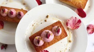 Honey Rosewater Pistachio Tea Cakes