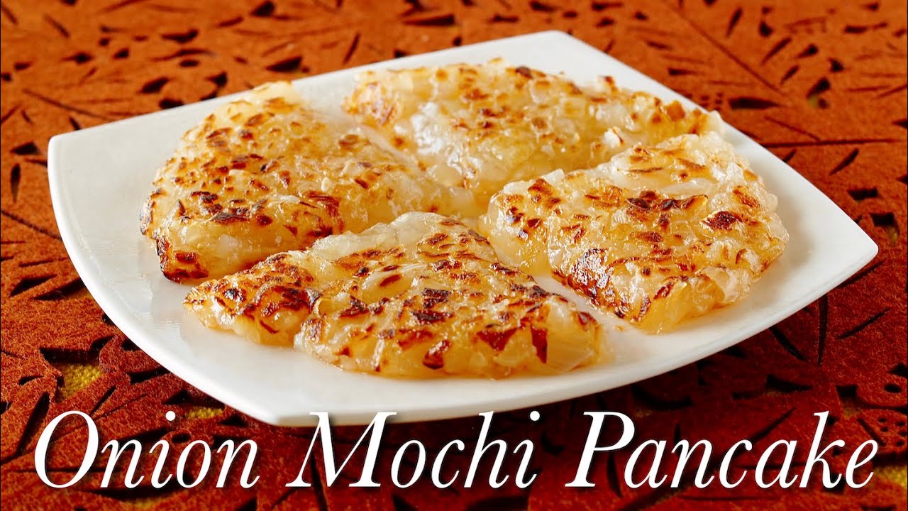 Gluten-Free Onion Mochi Pancake  4 Ingredients Recipe   OCHIKERON   Create Eat Happy :)