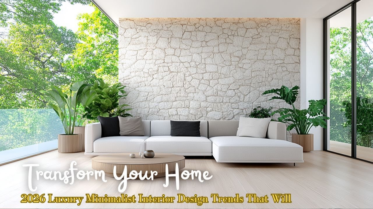 2026 Luxury Minimalist Interior Design Trends That Will Transform Your Home