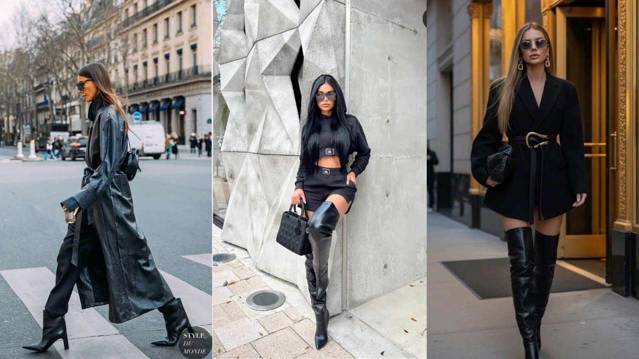 Gorgeous and marvelous collection of Leather Long High Heel Boots for women 