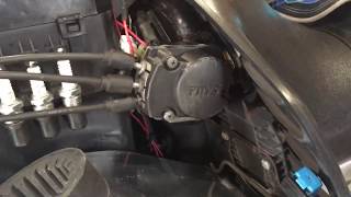 2001ヤマハSRX700のパワーバルブの調整