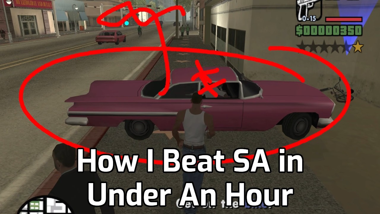 How I Beat SA In Under An Hour | GTA:SA Any% Speedrun in 44:43 Post Commentary