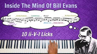 Inside The Mind Of Bill Evans- 10 Bebop Licks