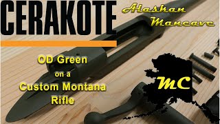 Cerakote on a Custom Montana Rifle