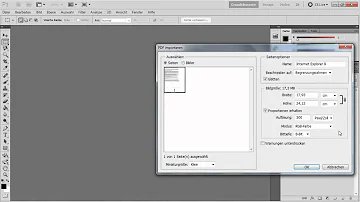 Kann Photoshop PDF öffnen?