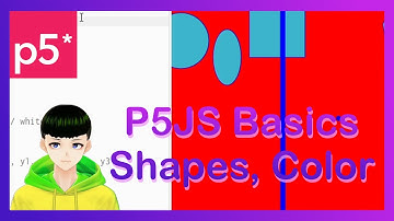 【P5JS Tutorial #1】Basic shapes, colors, and variables
