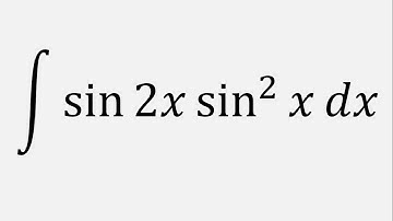 Integration by substitution: Integral of sin(2x)sin^2(x) dx