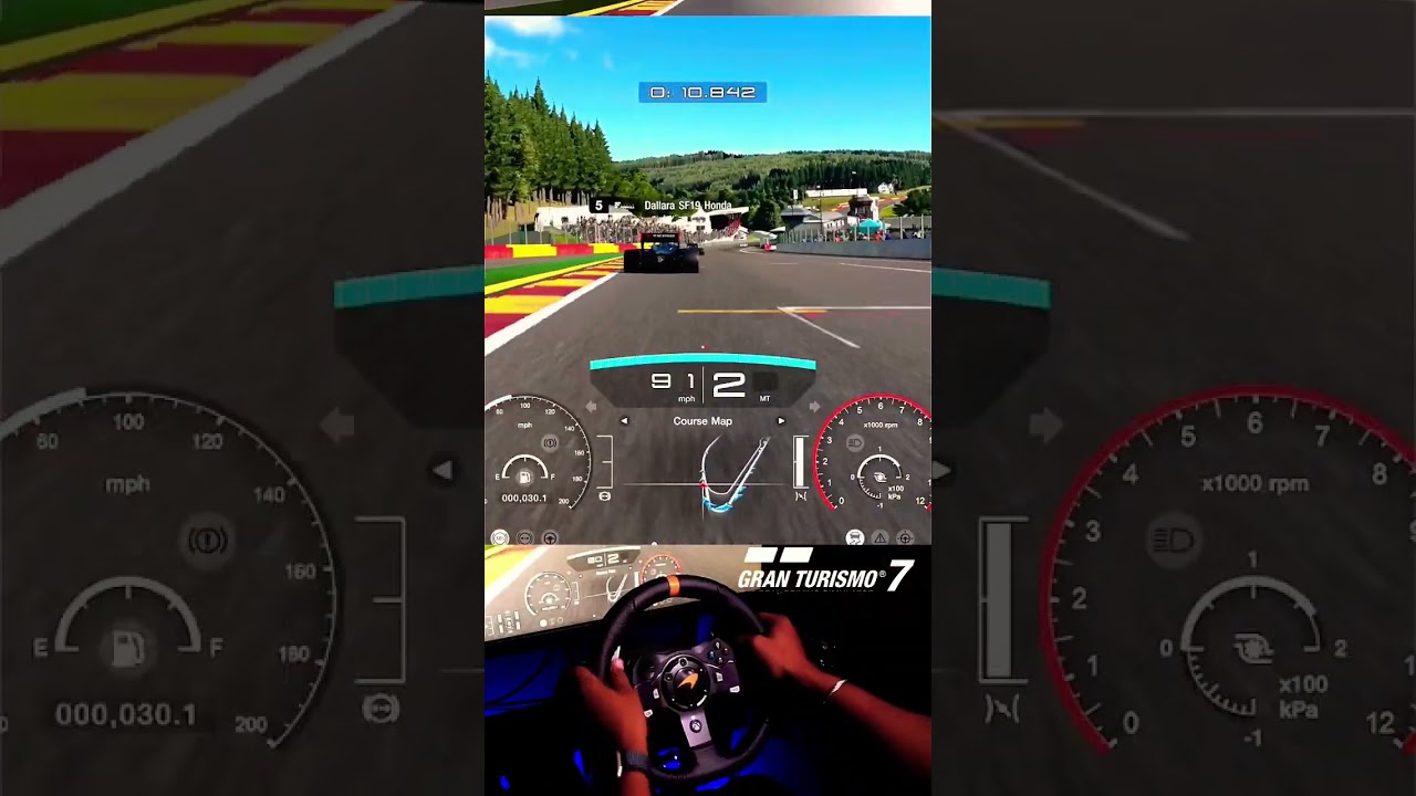 SF23 Super Formula F1 — Gran Turismo 7 на трассе Спа | Логитек G920 PS5 4К