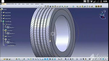 Learn how to design a tyre | In just 5 minutes | CATIA V5