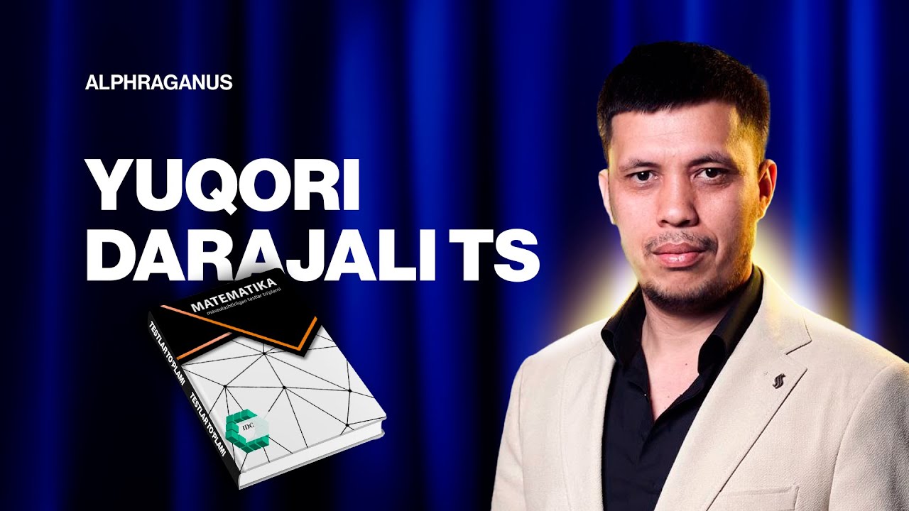 24-dars. IKKINCHI VA UNDAN YUQORI DARAJALI TENGLAMALAR SISTEMASI IDC MAVZULASHTIRILGAN TESTLAR