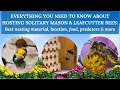 Learn How to Successfully Host Mason and Leafcutter Bees